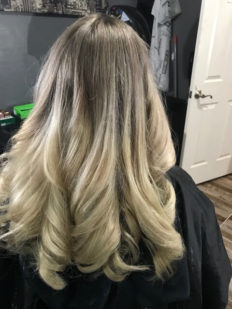 ombre root smudge